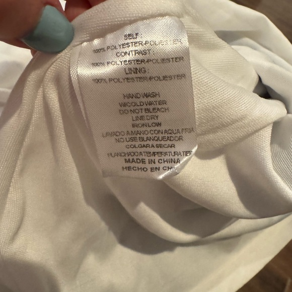 Blue & White Gingham Tiered Sundress with Tie Straps - Picture 4 of 5